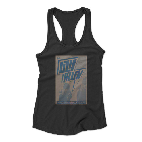 Allen Lily Allen Gig 2007 Portland Oregon Concert  Racerback Tank Top