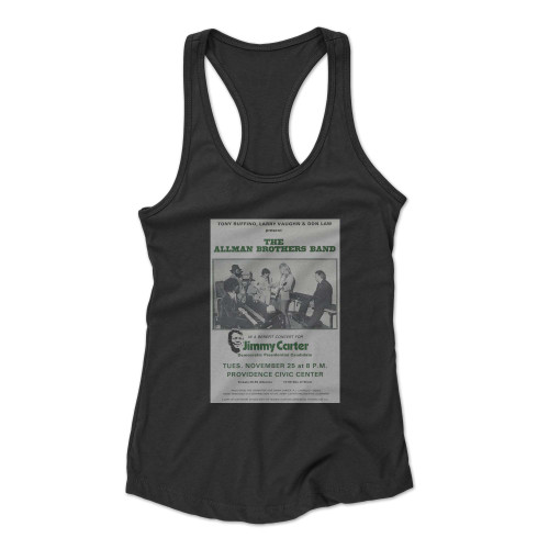 Allman Brothers Concert  Racerback Tank Top
