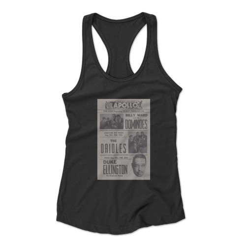 Apollo Theatre 1953  Racerback Tank Top