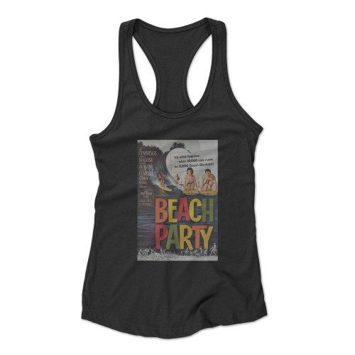 Beach Party 1963 S  Racerback Tank Top