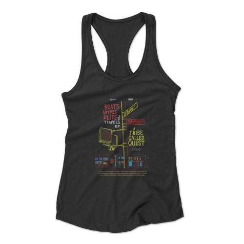 Beats Rhymes And Life The Travels Of A Tribe Called Quest  Racerback Tank Top