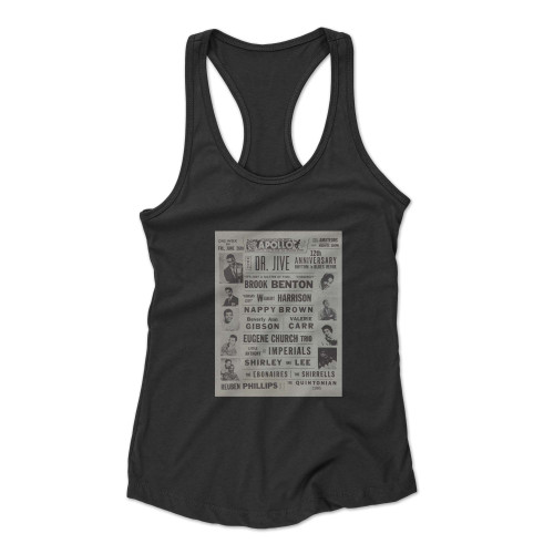 Brook Benton Wilbert Harrison Dakota Staton 1959 Apollo  Racerback Tank Top