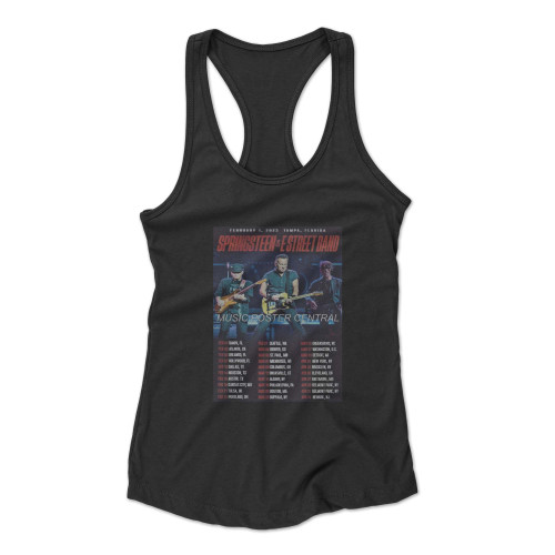 Bruce Springsteen & The E Street Band 2023 Tour 1  Racerback Tank Top