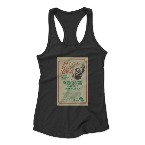 Burning Spear Toots & The Maytals 1978 Lenox Concert  Racerback Tank Top