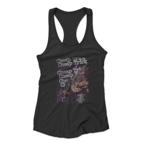 Cheap Trick Passes  Racerback Tank Top