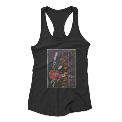 Deep Purple Hand Painted  Racerback Tank Top