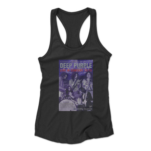 Deep Purple Live In Concert 72-73  Racerback Tank Top