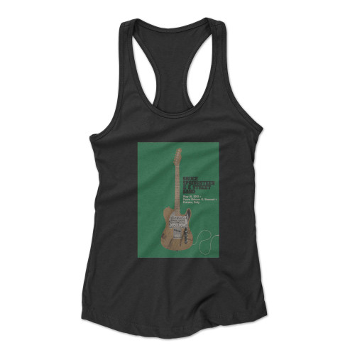 Ferrara May 18Th Bruce Springsteen And The E-Street Band World Tour 20  Racerback Tank Top