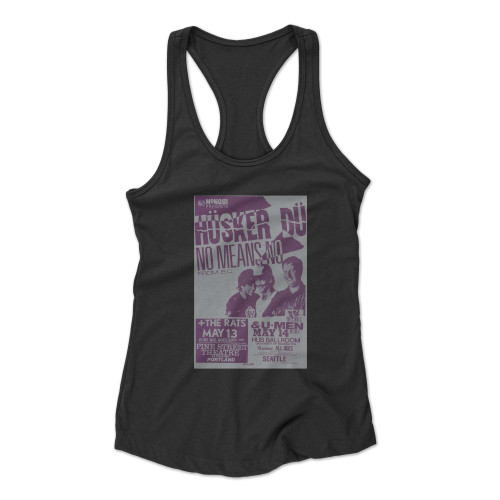 Husker Du 1986 U.S.  Racerback Tank Top