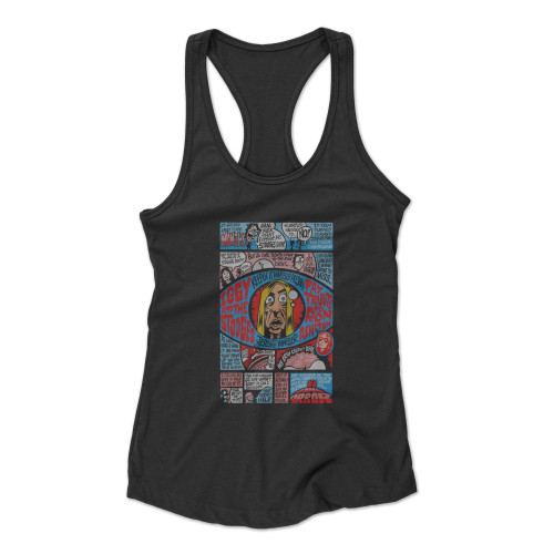 Iggy & The Stooges Comic  Racerback Tank Top