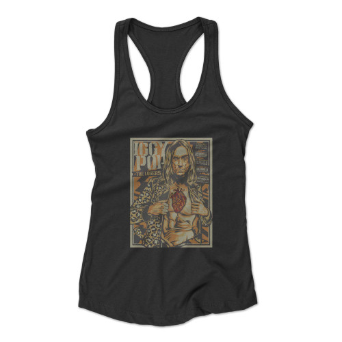 Iggy Pop The Losers 2023 Tour  Racerback Tank Top