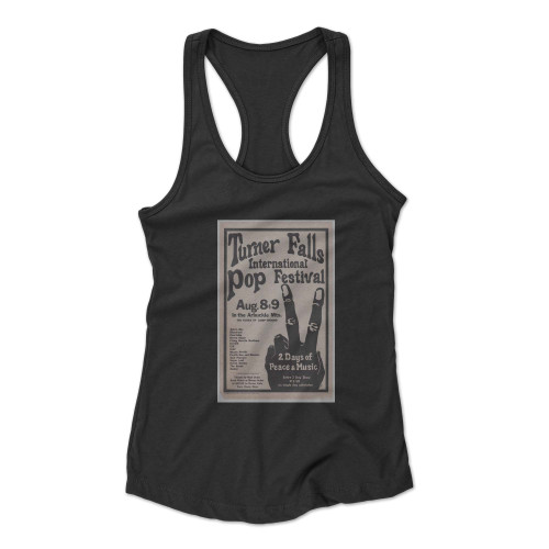 International Pop Festival  Racerback Tank Top