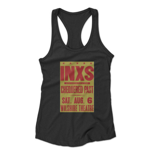 Inxs Concert  Racerback Tank Top