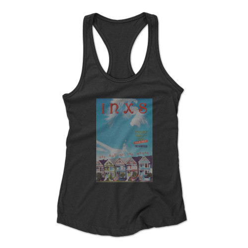 Inxs Vintage Concert 3  Racerback Tank Top