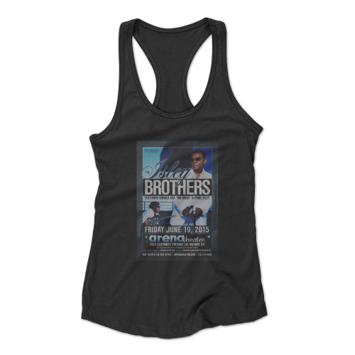 Isley Brothers 2015 Houston Concert Tour  Racerback Tank Top