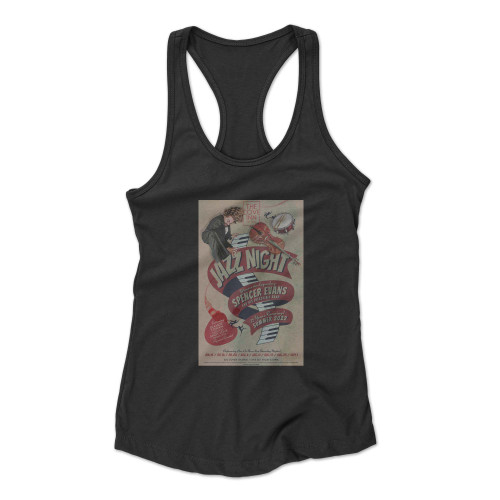 Jazz Night With Spencer Evans Trio  Racerback Tank Top