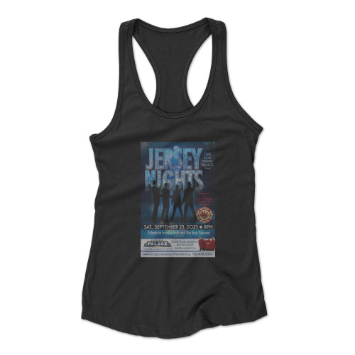 Jersey Nights  Racerback Tank Top