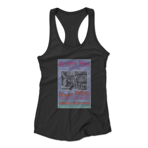 Jethro Tull Savoy Brown Concert 1969  Racerback Tank Top