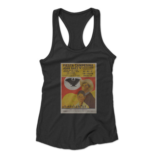 Joan Baez Steve Miller Band Original Concert  Racerback Tank Top