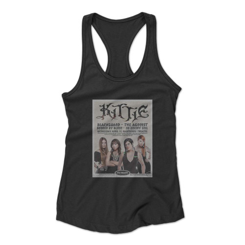 Kittie Blackguard The Agonist 2012 Portland Concert Tour  Racerback Tank Top