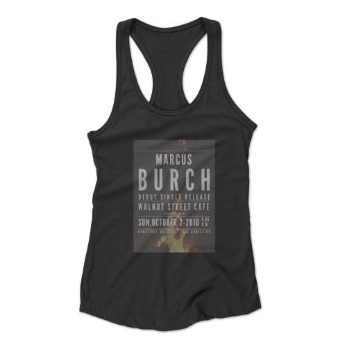 Marcus Burch Debut Single Release Concert  Racerback Tank Top