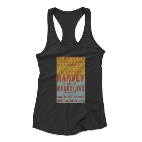 Marvin Gaye Harvey And The Moonglows Elks Club Concert  Racerback Tank Top