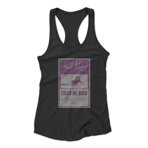 Paula Abdul Vintage Concert  Racerback Tank Top