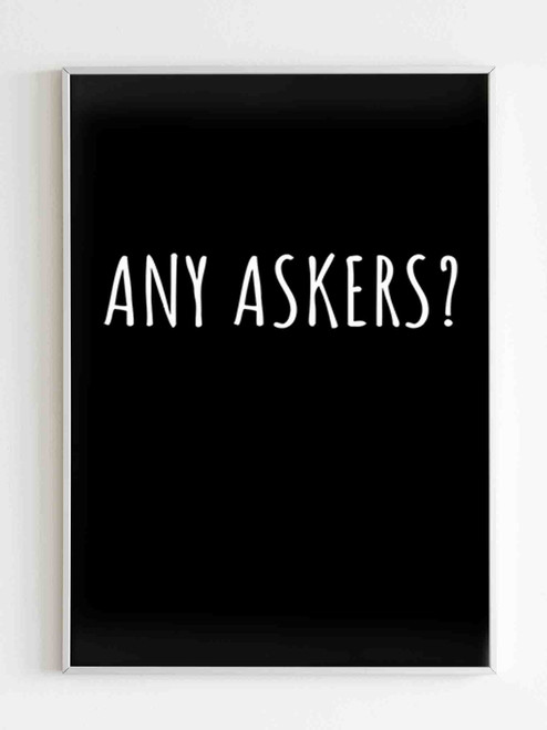 Any Askers Lend Poster
