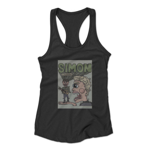 Simon And Garfunkel (2)  Racerback Tank Top
