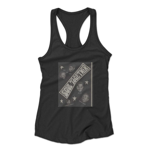 Soul Together Sam And Dave Joe Tex Arthur Conley Clarance Carter Concert  Racerback Tank Top Soul Together Sam And Dave Joe Tex Arthur Conley Clarance Carter Concert  Racerback Tank Top