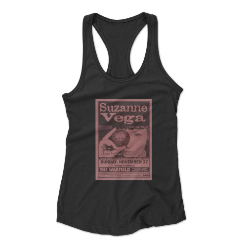Suzanne Vega Vintage Concert 1  Racerback Tank Top