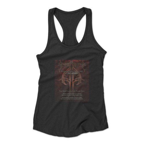 The Agonist Concert And Tour History  Racerback Tank Top
