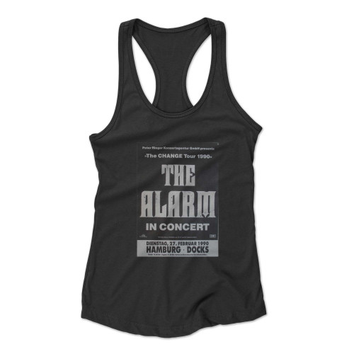 The Alarm 1990 Plakat In Concert The Change Tour  Racerback Tank Top