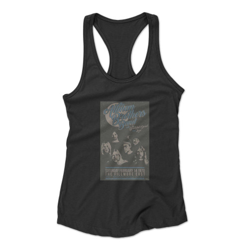 The Allman Brothers Concert  Racerback Tank Top