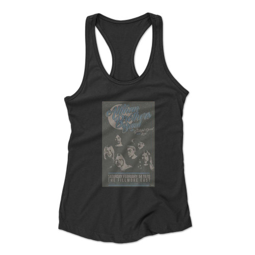 The Allman Brothers Concert (2)  Racerback Tank Top