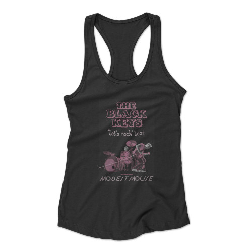 The Black Keys And Modest Mouse Announce Tour  Racerback Tank Top