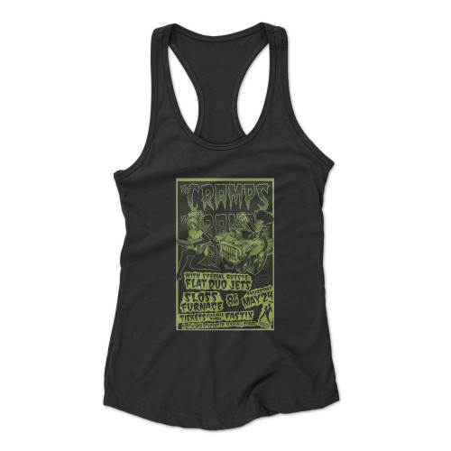 The Cramps And Flat Duo Jets At The Sloss Furnace  Racerback Tank Top