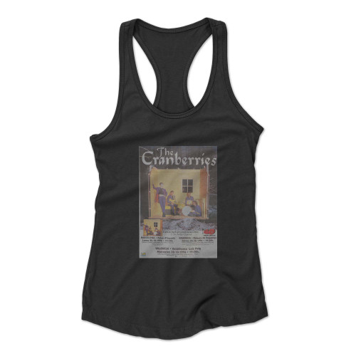 The Cranberries Free To Decide World Tour Subway  Racerback Tank Top