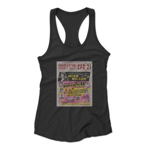 The Spectacular Stars Of 65 Soul Review Concert  Racerback Tank Top