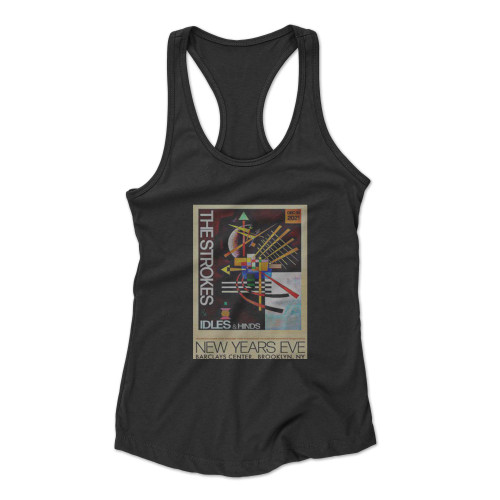 The Strokes Concert Barclays Center New Years Eve Brooklyn Ny  Racerback Tank Top