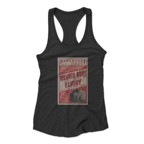 Weaver Brothers And Elviry Concert  Racerback Tank Top