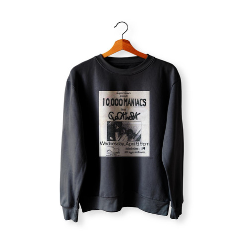 10000 Maniacs Clockwork At Safari Sam'S Huntington Beach California United States  Racerback Sweatshirt Sweater