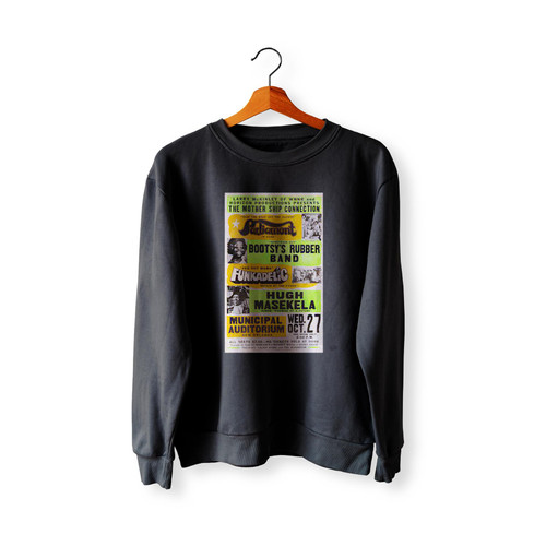 1976 Parliament Funkadelic New Orleans Jumbo Globe Concert  Racerback Sweatshirt Sweater