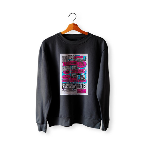 Aaliyah Run-D.M.C. Outkast 2 Live Crew 1997 Jacksonville 1  Racerback Sweatshirt Sweater