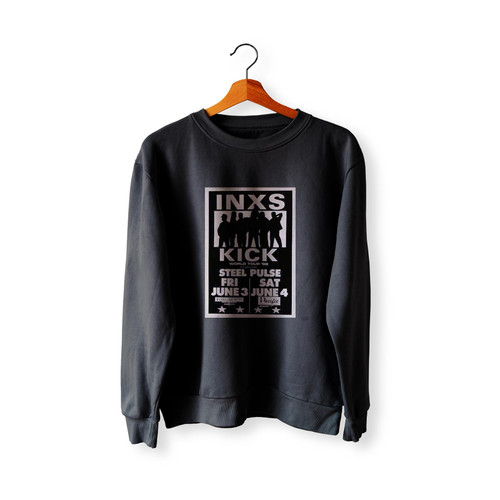 Inxs Original 1988 Kick World Tour Concert  Racerback Sweatshirt Sweater