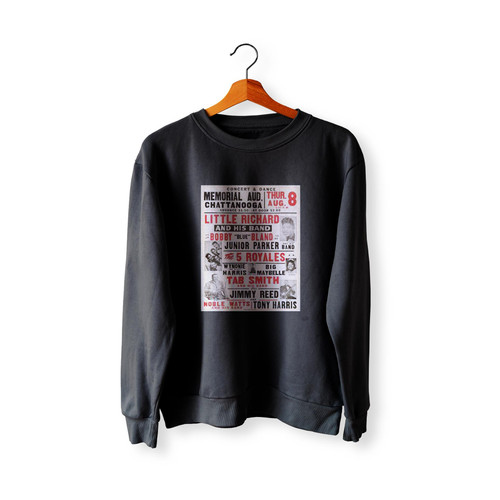 Little Richard 1957 R&B Rock 'N' Roll Chattanooga Tennessee Concert  Racerback Sweatshirt Sweater