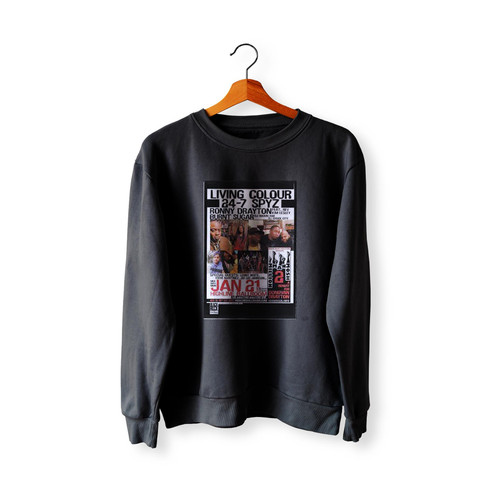 Living Colour 24-7 Spyz Concert  Racerback Sweatshirt Sweater