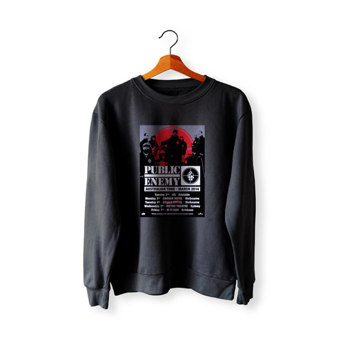 Public Enemy Australian Tour 2014 Concert  Racerback Sweatshirt Sweater