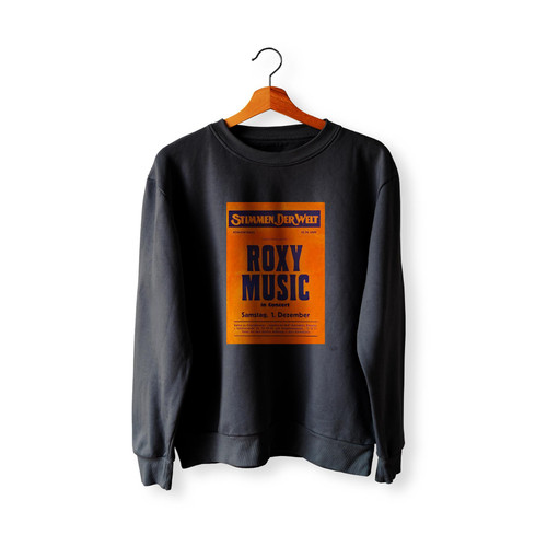 Roxy Music Concert  Racerback Sweatshirt Sweater