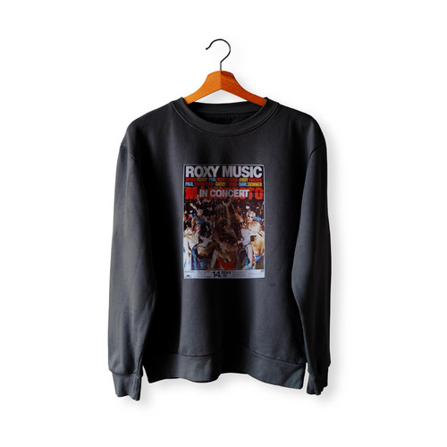 Roxy Music Frankfurt 1979 Vintage German A1 Concert  Racerback Sweatshirt Sweater